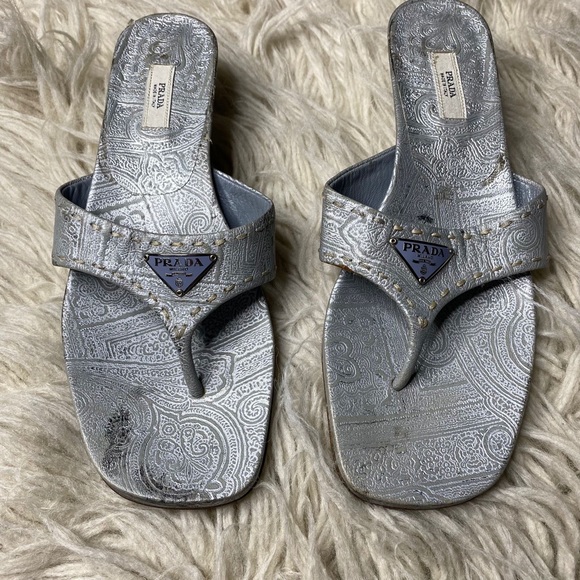 PRADA HEELED SANDALS - Picture 4 of 8